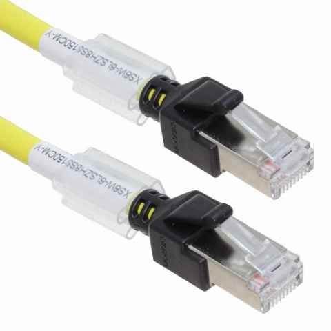 XS6W6LSZH8SS50CMY 模块化以太网电缆（RJ45，RJ11）