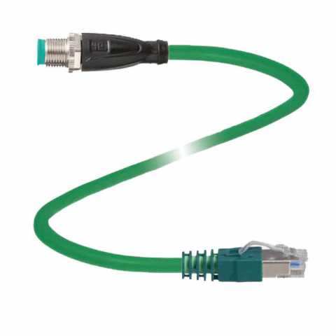 V1SD-G-GN2M-PUR-E1S-V45-G 系列间适配器电缆