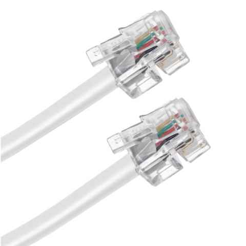 510-26-4400-WH-0050F 模块化以太网电缆（RJ45，RJ11）