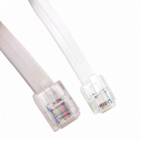 520-26-6600-WH-0010F 模块化以太网电缆（RJ45，RJ11）