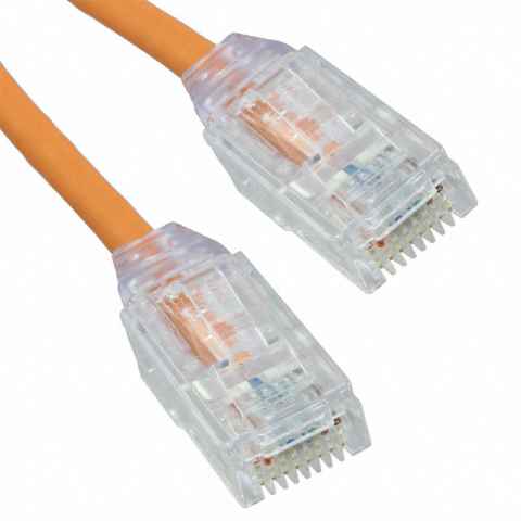 UTP28SP7OR 模块化以太网电缆（RJ45，RJ11）
