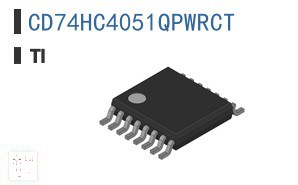 CD74HC4051QPWRCT 接口 - 模拟开关、复用器、解复用器