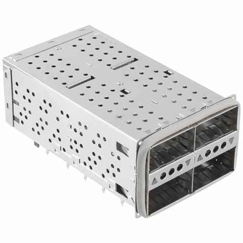 U90-B205-4081-100 带机架的插孔、成组 (2x2)射频同轴连接器
