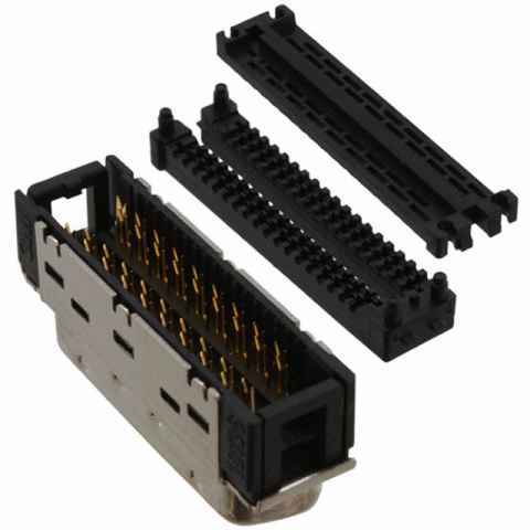 10136-6000EC 中心带触点射频同轴连接器