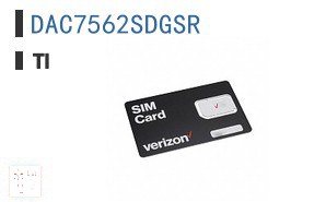 DAC7562SDGSR 数据采集 - 数字模拟转换器 (DAC)