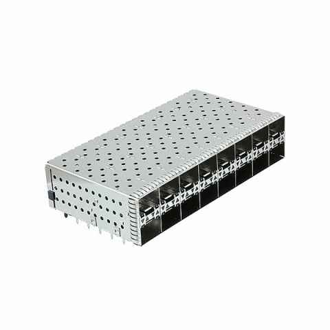2149490-5 带机架的插孔、成组 (2x8)射频同轴连接器