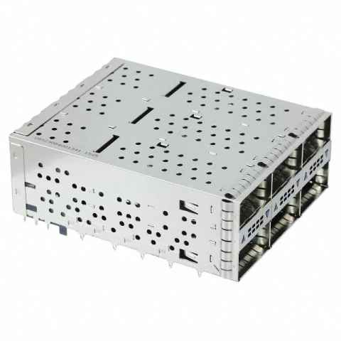 U95-Z305-4081-341 带机架的插孔、成组 (2x3)射频同轴连接器