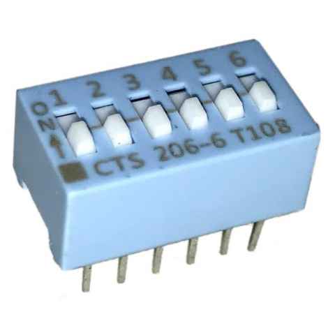 206-6S DIP 开关
