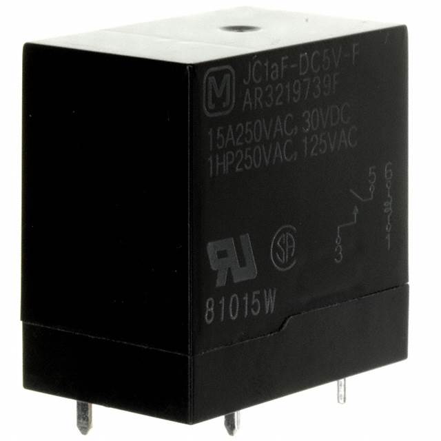 JC1AF-DC5V-F 功率继电器，高于 2 A