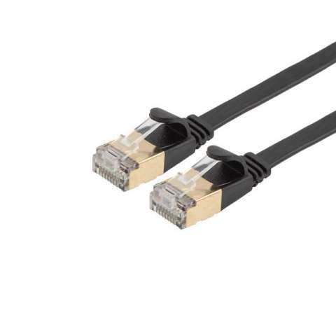 TRD632ASFLAT-BLK-65F 模块化以太网电缆（RJ45，RJ11）