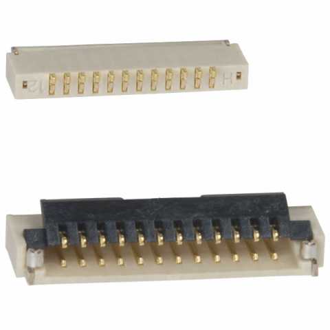 FH19SC-12S-0.5SH(05) FFC、FPC（扁平柔性）连接器