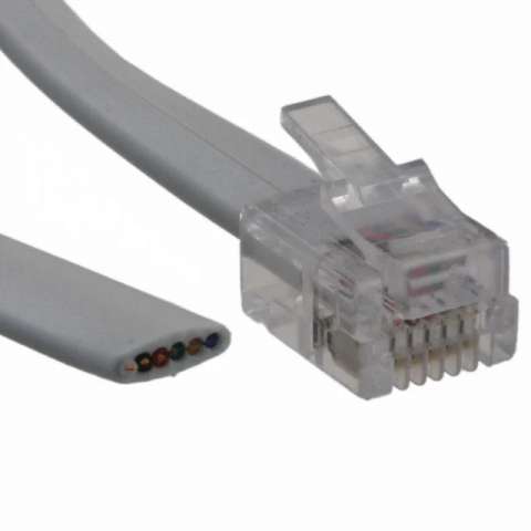 AT-S-26-6/6/W-7-OE 模块化以太网电缆（RJ45，RJ11）