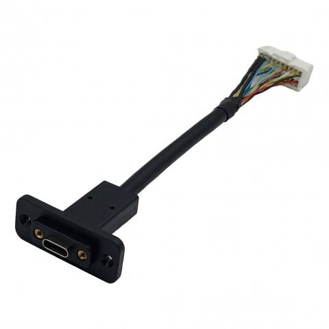 USBC2SILPP0M1MLXBK 系列间适配器电缆