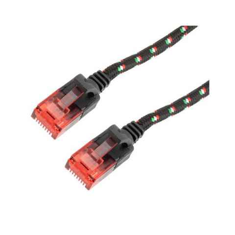 TRD634AFLBR-BLK-25F 模块化以太网电缆（RJ45，RJ11）