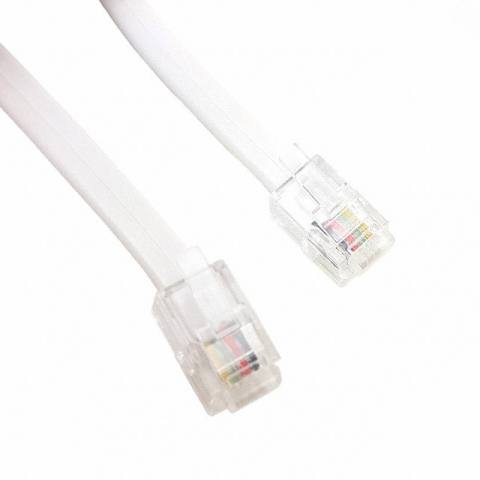 520-26-4400-WH-0014F 模块化以太网电缆（RJ45，RJ11）