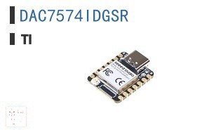 DAC7574IDGSR 数据采集 - 数字模拟转换器 (DAC)