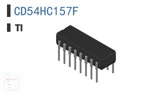 CD54HC157F 逻辑 - 信号开关、复用器、解码器