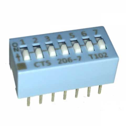 206-7LPST DIP 开关