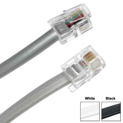 512-26-8800-WH-0012F 模块化以太网电缆（RJ45，RJ11）