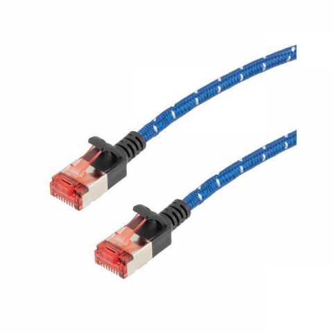 TRD632ABR-BLU-10F 模块化以太网电缆（RJ45，RJ11）
