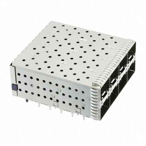 1-2007394-7 带机架的插孔、成组 (2x4)射频同轴连接器